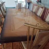 میز غذا خوری هشت نفره