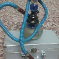 قلیان کوچک (مسافرتی)همراه با چمدان