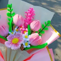 گل جاودان گل پیپ پاکنی با تخفیف۵۰درصدی|گل مصنوعی|ماهدشت, |دیوار