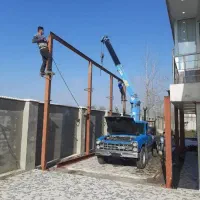 جرثقیل نیسانی بالابر با سبد ثابت