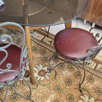 میز وصندلی فرفورژه