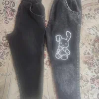 شلوار دخترانه مام استایل و مام فیت مشکی