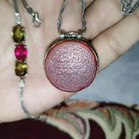 گردنبند نقره با دستبند نقره جواهر و پلاک خطی قدیمی|جواهرات|بیرجند, |دیوار