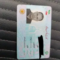 یک کارت ملی و کارت سربازی گم شده
