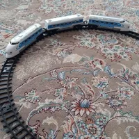 فروش قطار اسباب بازی به همراه وسایل.