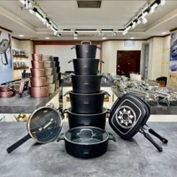 قابلمه چدن گرانیت راکلند ۱۴ پارچه/قابلمه راکلند|ظروف پخت‌وپز|مشهد, رسالت|دیوار