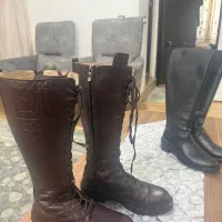 پوتین چرم پاندورا، مشکی ، قهوه ای و زرشکی درحد نوع