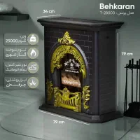 بخاری گازی شومینه PRANSES