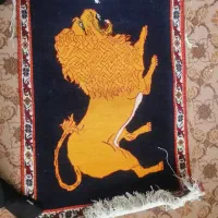 قالبچه شیر تابلو فرش|فرش|مرودشت, رامجرد یک|دیوار