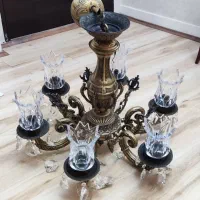 لوستر برنزی ۶ شاخه