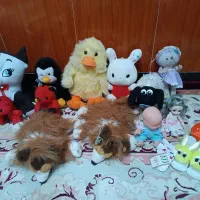 فروش عروسک ها بجزدوتا قهوه ای