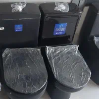 توالت فرنگی مشکی و طوسی ایساتیس