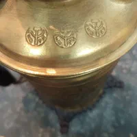 سماور برنجی زغالی|کلکسیون اشیاء عتیقه|نسیم‌شهر, |دیوار