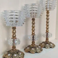 شمعدانی پایه برنز