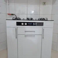 اجاق گاز کابینت دار سفید