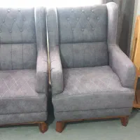 فروش مبل و جلو مبلی میز عسللی در حد نو