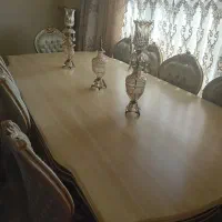 مبلمان تمام چوب راش با ناهارخوری ۱۰ نفره