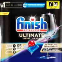 قرص ماشین ظرفشویی مارک فینیش ترک اصل التیمیت65عددی