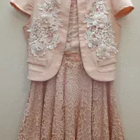 لباس مجلسی دخترانه صورتی