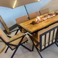 میز آتش کده اجاق دار آتشدان