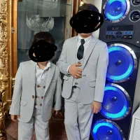 دو دست کت وشلوار بچگانه مناسب ۵سال و۷تا۸سال