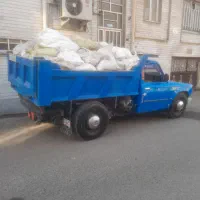 حمل نخاله با کارگر بورس شن و ماسه نیسان کمپرسی