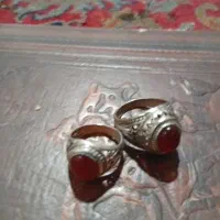 دو تا انگشتر نقره  عقیق|جواهرات|کرمان, |دیوار