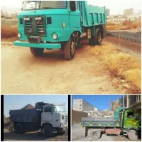 حمل نخاله با ۸تن وخاورکمپرسی باکارگرتهیه ماسه وشن