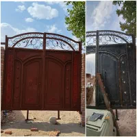 نقاشی ساختمان زد زنگ و رنگ آمیزی درب وپنجره