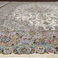 دو عدد فرش دستی کاشان ۶ متری