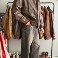 کت چرم وینتیج