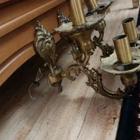 دو عدد لوستر دیوار کوب