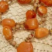 گردنبند سنگ کارنلین قدیمی|جواهرات|تهران, هفت حوض|دیوار