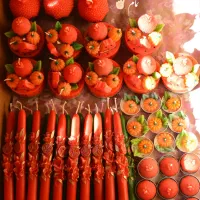 شمع های یلدایی|صنایع دستی و سایر لوازم تزئینی|عباسآباد, |دیوار