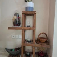استندگل گل ، گلدان . شمعدان یک جفت|صنایع دستی و سایر لوازم تزئینی|کرج, کوی زنبق|دیوار
