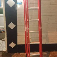 نردبان آلمینیومی سالم 6 متری|ابزارآلات|لاهیجان, بازکیاگوراب|دیوار