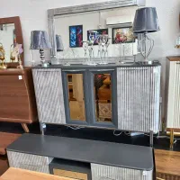 ست آینه وکنسول با کیفیت فوق العاده|بوفه، ویترین، کنسول|بم, |دیوار