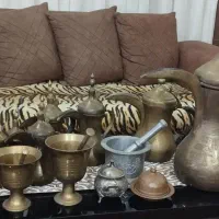 دله قهوه عربی اصل هاون قندان گلاب ریز