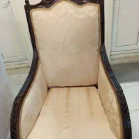 مبلمان پذیرایی چوب ۹ نفره با کاور