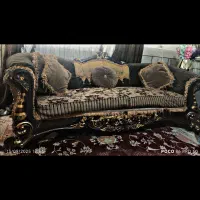 مبل سلطنتی ۷ نفره|مبلمان خانگی و میز عسلی|هشتگرد, شهرک بعثت|دیوار