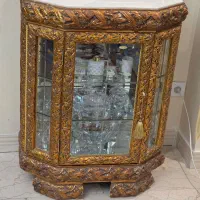 ایینه و کنسول چوب|بوفه، ویترین، کنسول|تهران, سازمان برنامه شمالی|دیوار