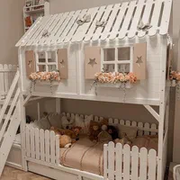 سرویس تخت دو طبقه کودک نوجوان کلبه کمجا