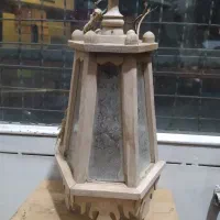 چراغ فانوس چوبی