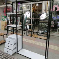 ویترین فلزی رگال داخل باکس کشودار