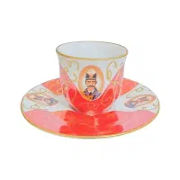 سرویس قهوه خوری ۱۲ پارچه مدل شاه عباسی