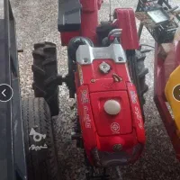 تیلر ۱۴ اسب مزرعه استارتی خشک با سمپاش ‌ تریلی کمپ