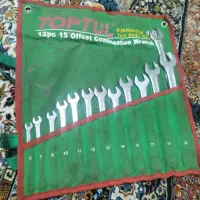 ست آچار یکسررینگ تاپ تول 12 عددی