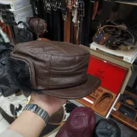 کلاه زمستانی گوشدار چرم طبیعی|لباس|شهرکرد, |دیوار