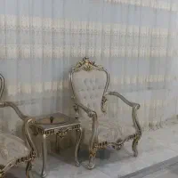 پرده طرح دار توری