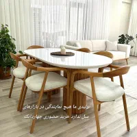زَریان میز ناهارخوری ایوارا و صندلی غذاخوری کاسیو